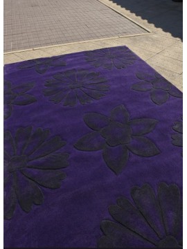 Tapis Fleur Bleue