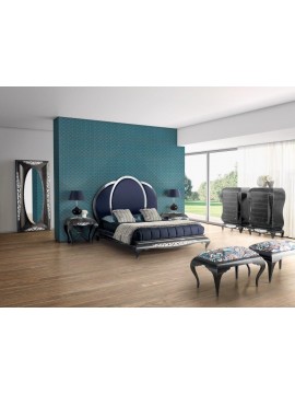 Chambre adulte Noire Eiffel