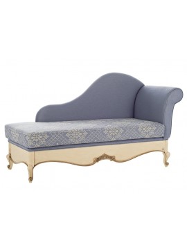 Chaise longue Bleue Glamour 