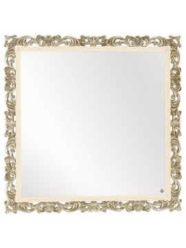 Miroir Feuilles d'argent Luxe 