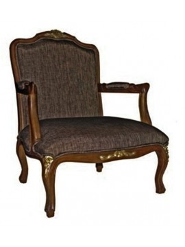 Fauteuil Louis XV Hellébore