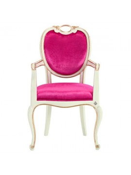 Chaise rose Glamour