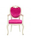Chaise rose Glamour