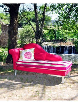 Chaise Longue Luxe Fushia