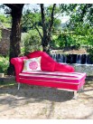 Chaise Longue Luxe Fushia