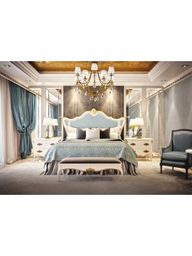 Chambre adulte Or bleu Glamour