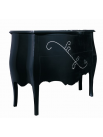 Commode noire Barriga