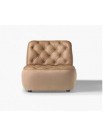 Fauteuil Vintage cuir Gongo