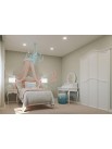 Chambre adulte Bleue Argent Glamour 