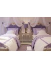 Chambre adulte Bleue Argent Glamour 