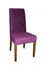 chaise tissu violet