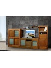 meuble tv vitrine  portes blanches ref  1027 casa b premium