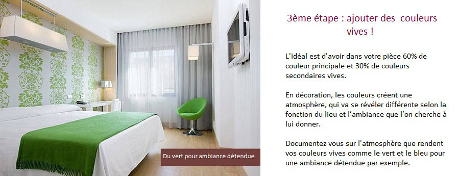 chambre adulte ton vert