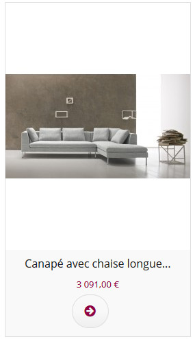 canapé avec chaise longue