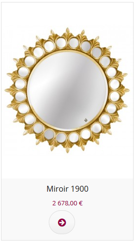 miroir de luxe